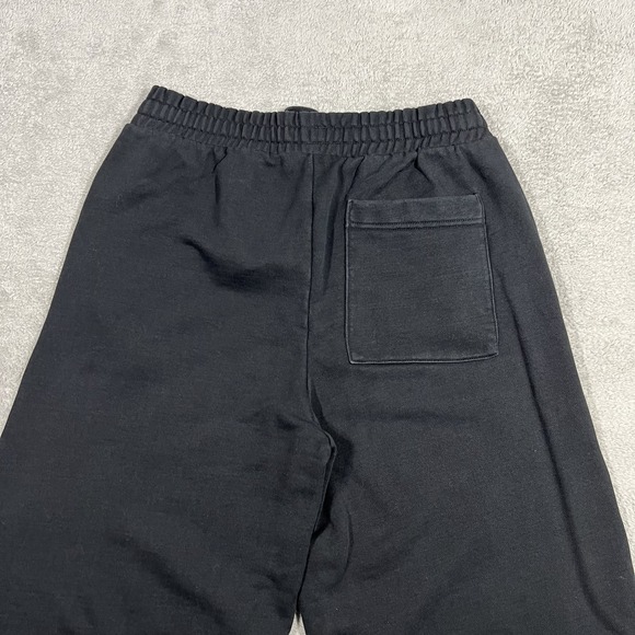 COS Sweatpants Womens Small Black Wide Leg Sweats Lounge Relaxed Cropped Casual - Picture 10 of 12